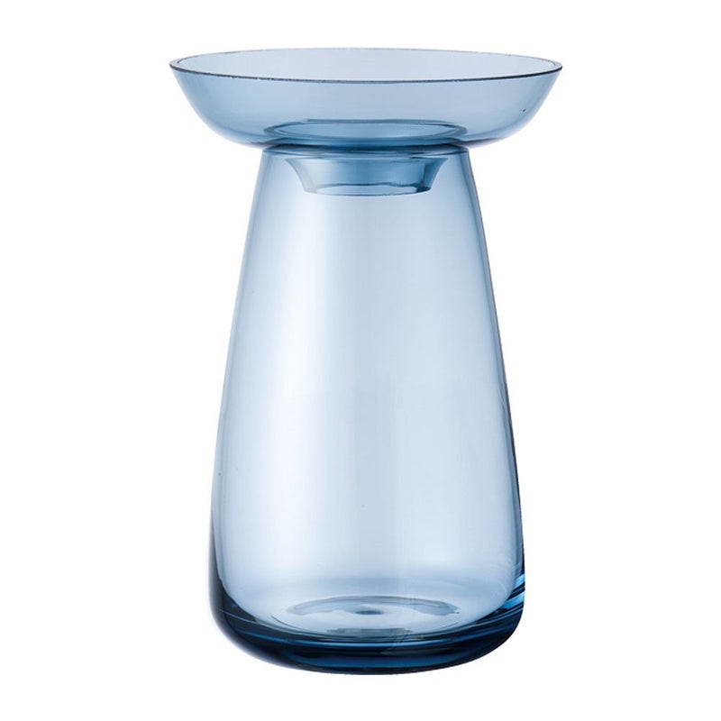 KINTO 20842 Aqua Culture Base, 3.1 inches (80 mm), Blue Flower Base - Image 1
